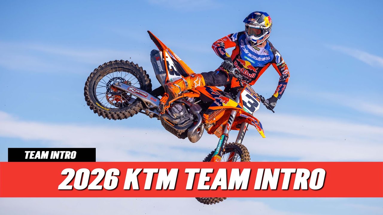 Raw Riding Footage: 2026 KTM Team Intro with Tomac, Prado, and Plessinger