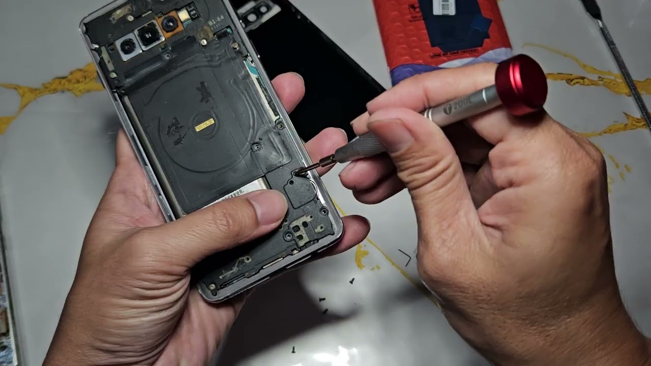 Cara ganti lcd Samsung S10, lcd + frame Meetoo