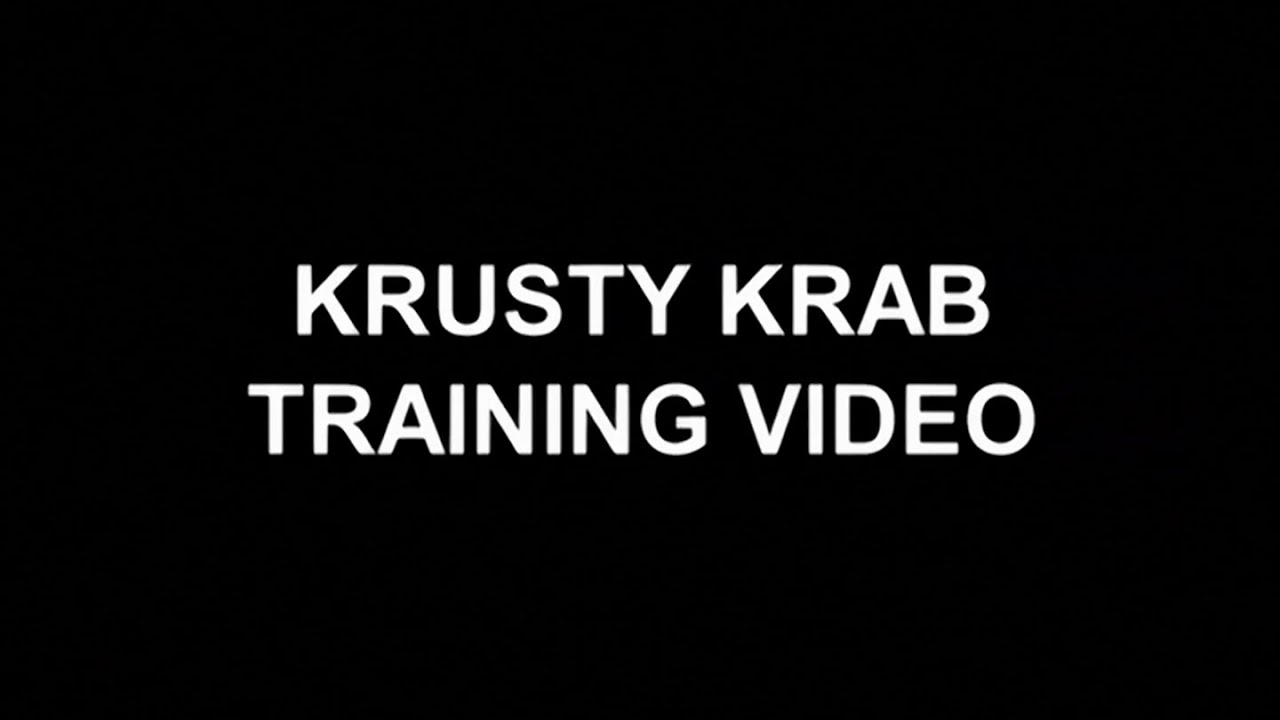 Krusty Krab Training Video (Google Slides Recreation)