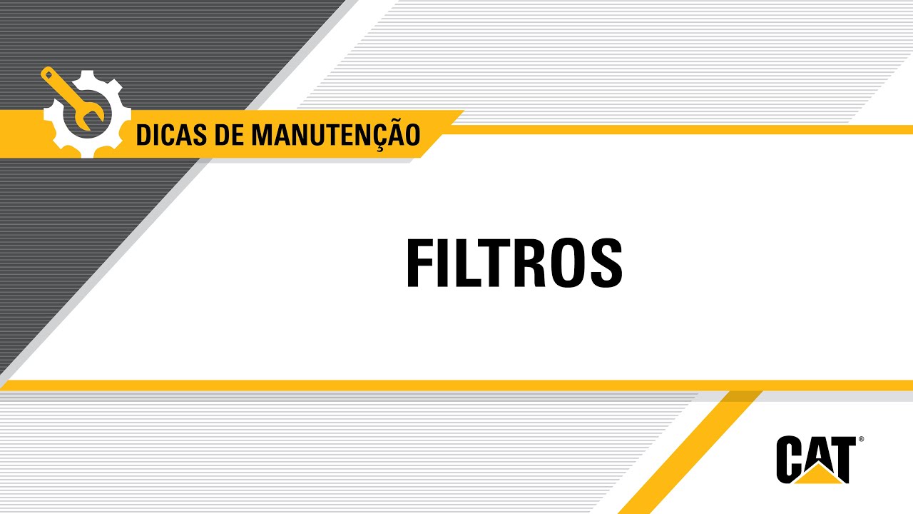 Como substituir o filtro de ar do motor do seu equipamento Cat