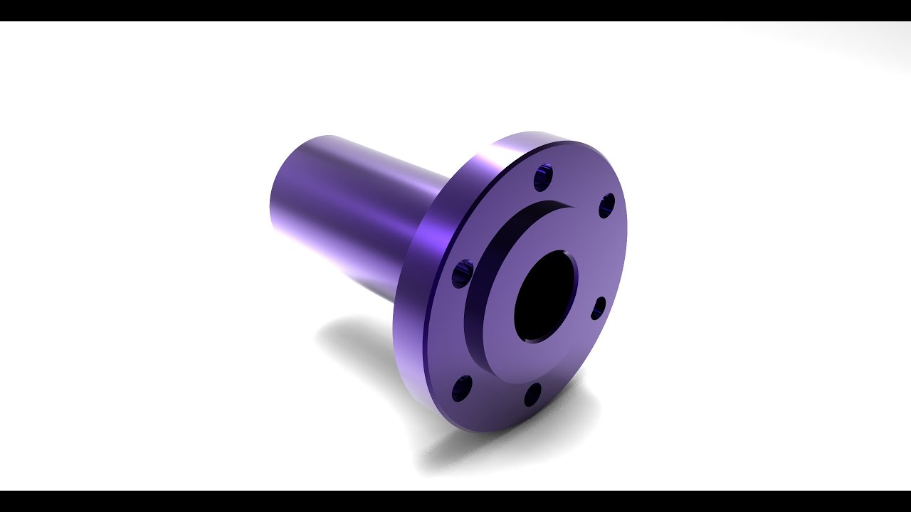 How to design Long Weld Neck Flange #60 | Industrial design | |SolidWorks| |Mechanical |