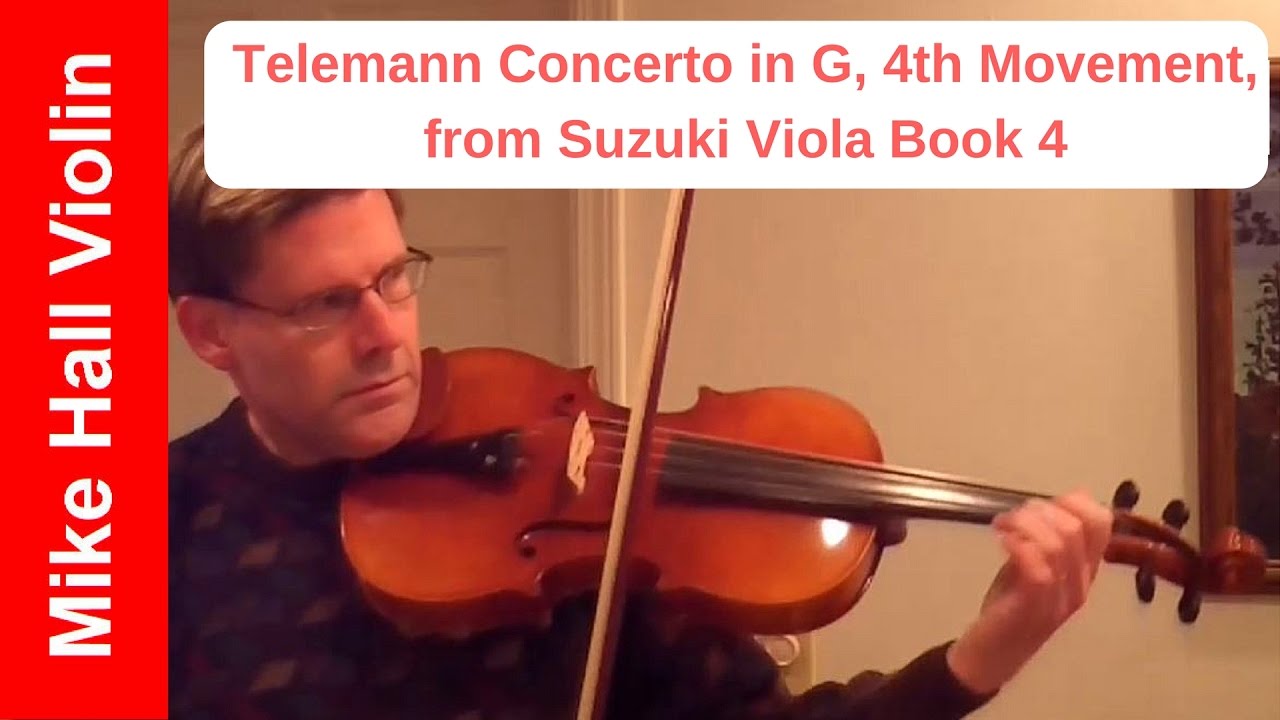 Telemann Concerto in G, 4th movement from Suzuki Viola Book 4