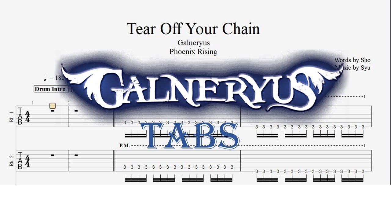 [TAB] Galneryus - Tear Off Your Chain