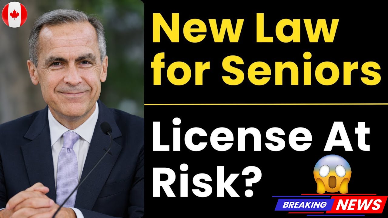 💥 Canada Driving Law Update: Big Changes Ahead for Drivers Aged 70+ Starting October 8, 2025!