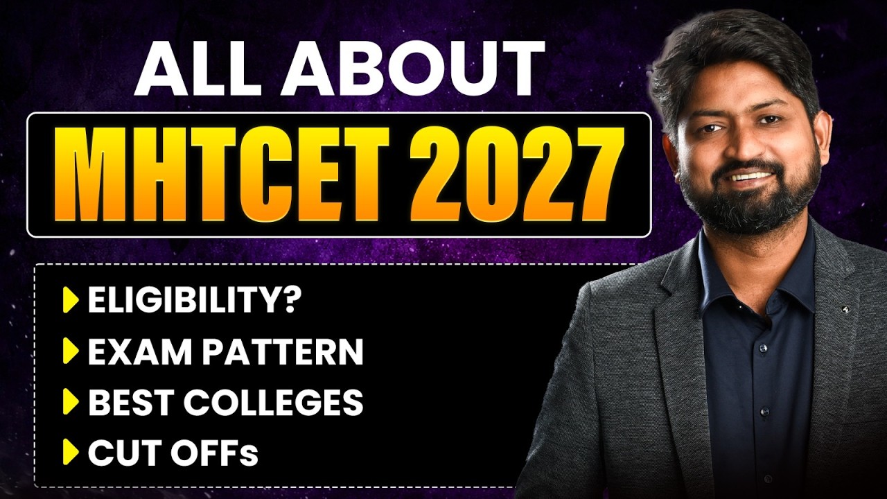 ALL ABOUT MHT-CET 2027  | Eligibility, Syllabus, Exam Pattern | Ankush Sir #mhtcet2027