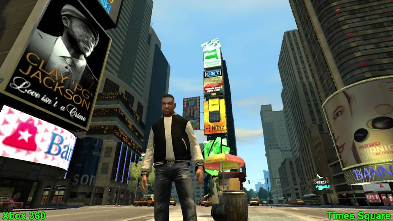GTA IV PC vs Xbox 360 Graphic Test
