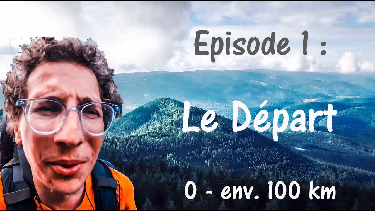 1. Mon départ de Strasbourg à pied !!