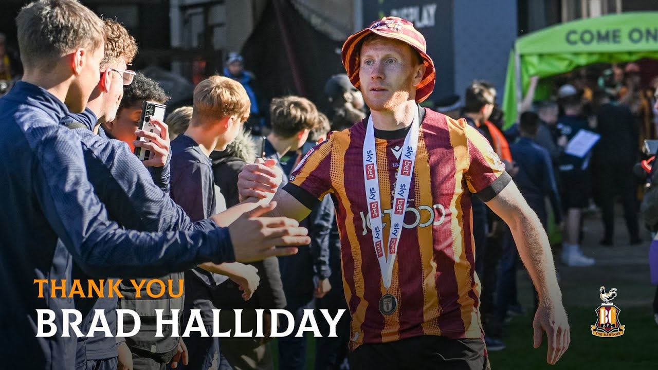 THANK YOU BRAD HALLIDAY