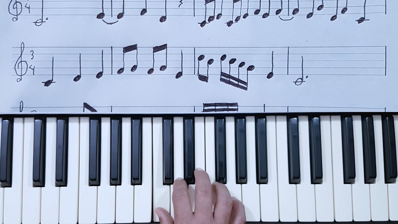 Partitura y piano #3 - Obeth Toledo