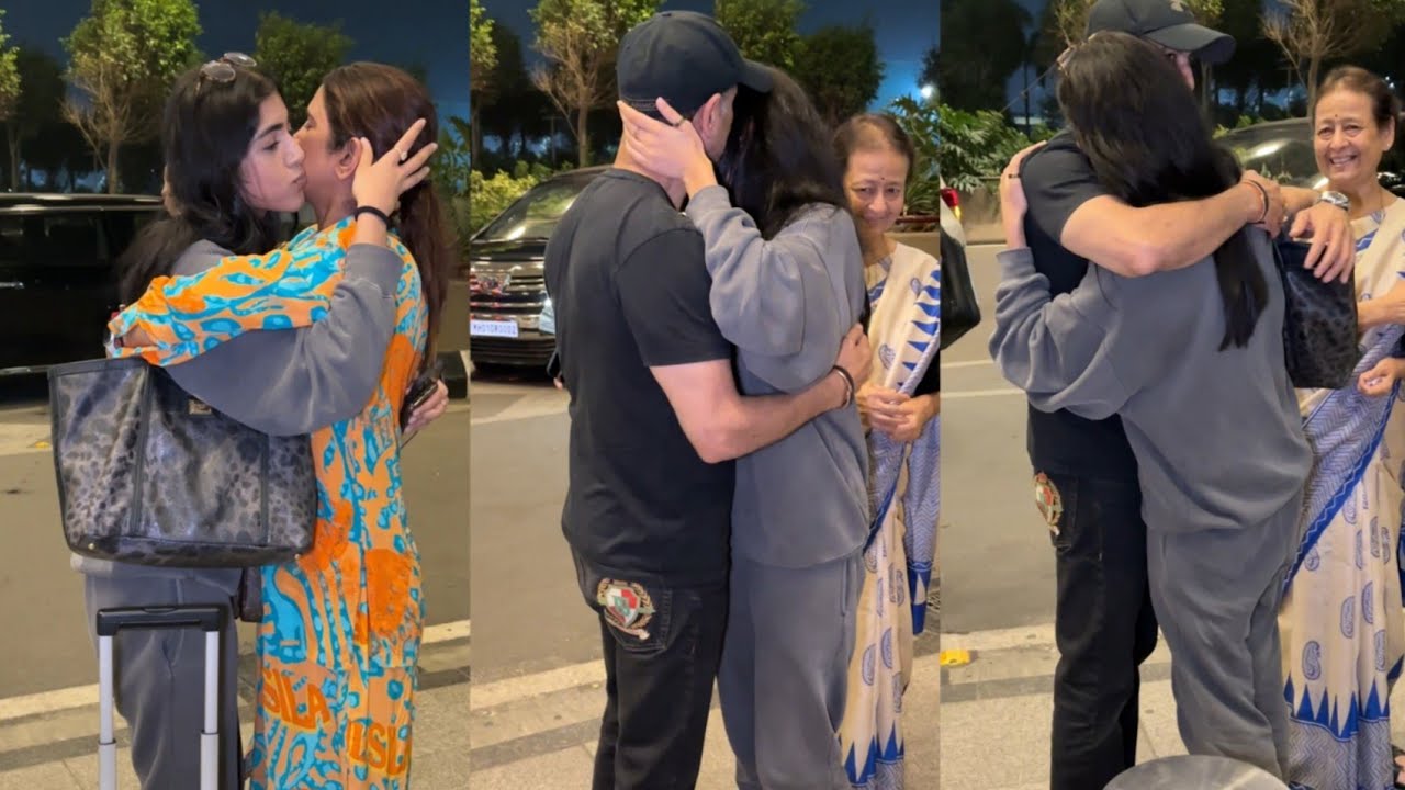 Ronit roy with family at airport to drop daughter At Mumbai Airport Today ✈️ Emotional Moment 🥺