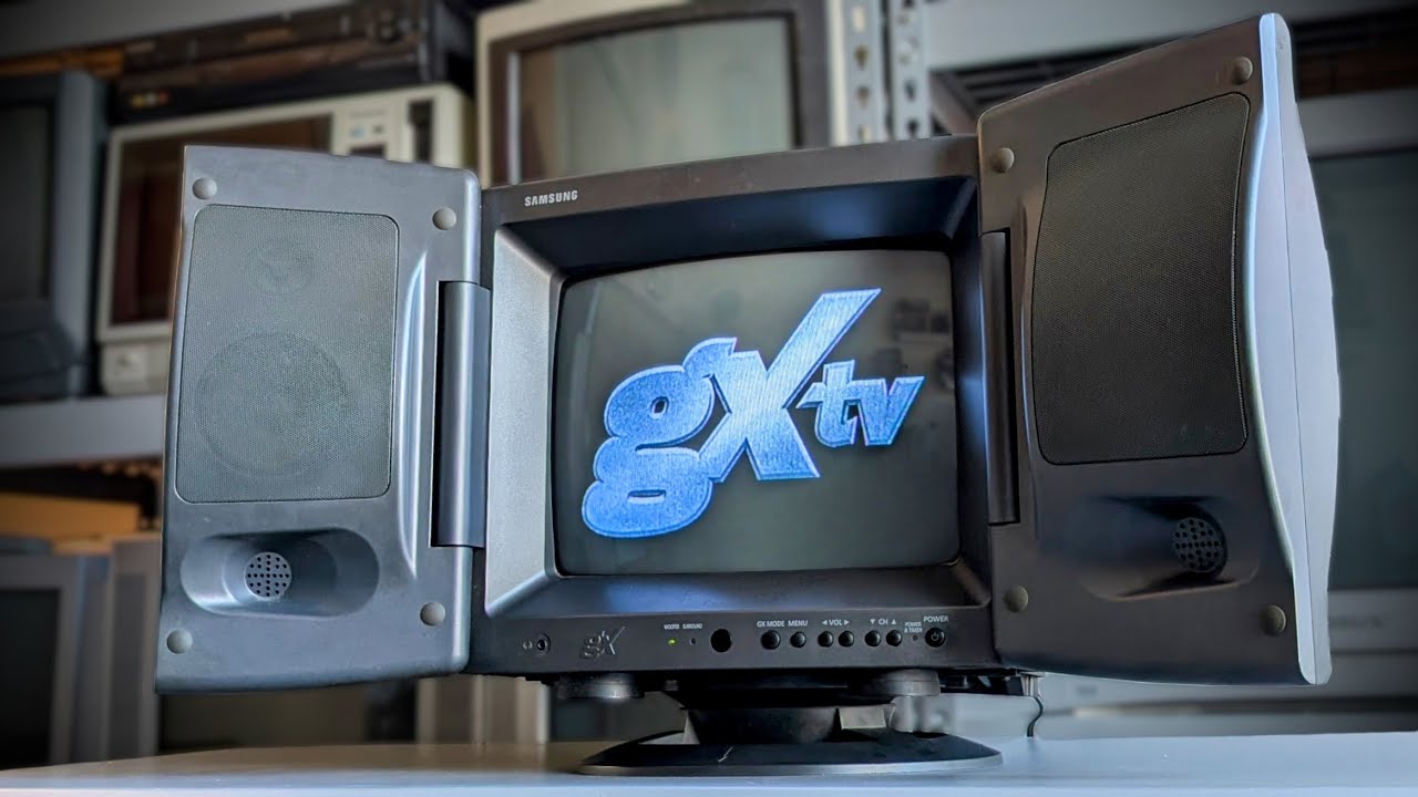 CRT Spotlight - The Samsung GXTV - A crazy gaming television from nearly 30 years ago!