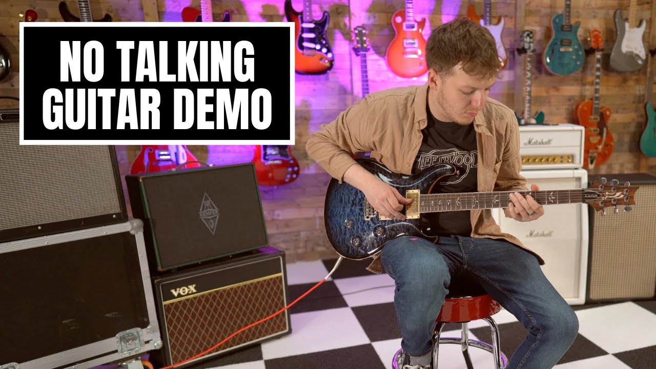 No Talking Guitar Demo - PRS 25th Anniversary Custom 24 10 Top