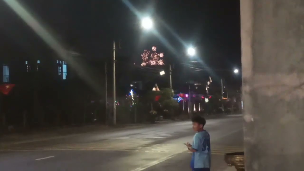 Pháo hoa đón giao thừa, chúc mừng năm mới Giáp Thìn 2026.#@Trân Nguyên 77 vlog #.