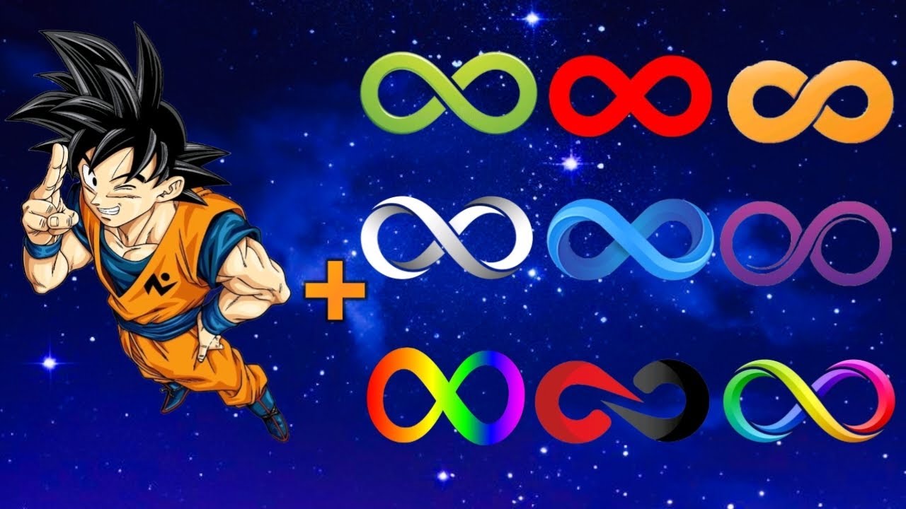 GOKU Vs all infinity ♾️ forms #goku #dragonball #anime #trending 