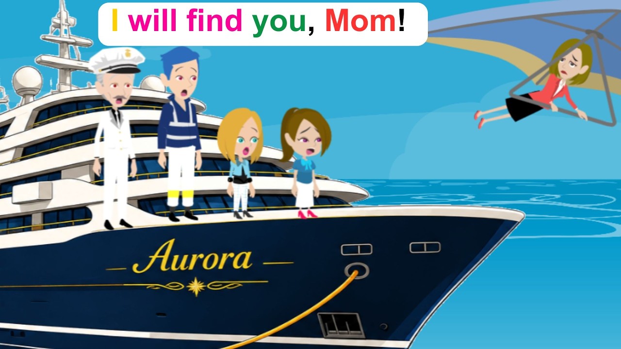 The cruise ship takes Ella to Canada to find her mom - Comedy Animated Story - Ella English