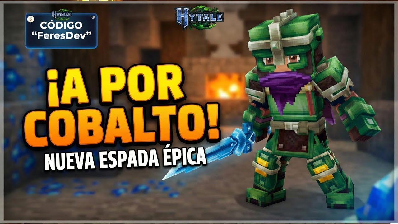 Hytale: ¡A POR COBALTO! En busca de la NUEVA ESPADA ÉPICA