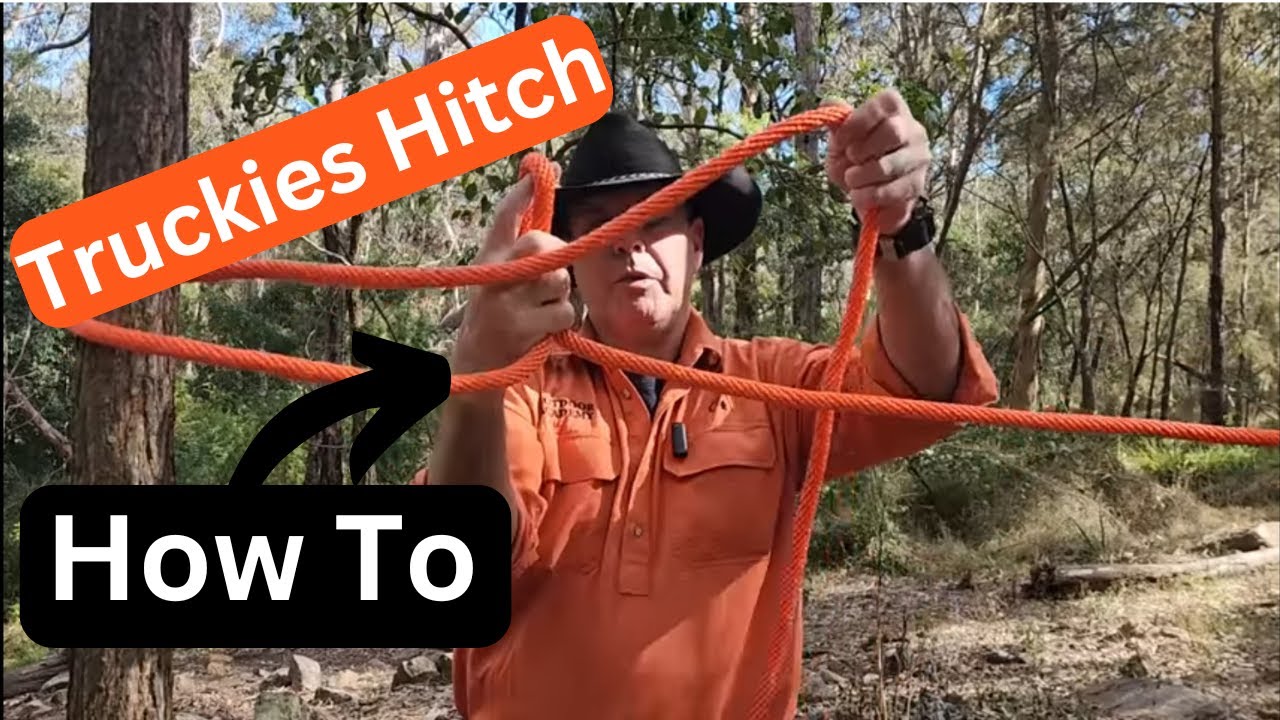 5 ways to tie a Truckers or Truckies hitch including how to do the fastest way to tie and untie it