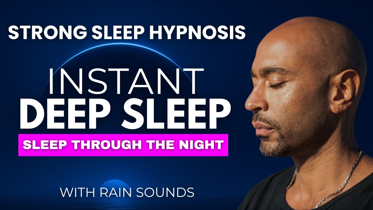 Deep Sleep Hypnosis, Guided Sleep Meditation | Rain Sounds
