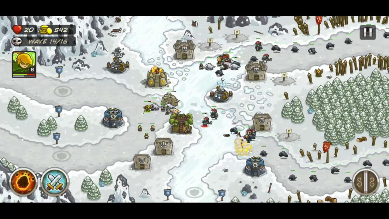 kingdom Rush: Bonus level Ha'kraj Plateau (3 stars) + Heroic & Iron Challenges - Veteran difficultly
