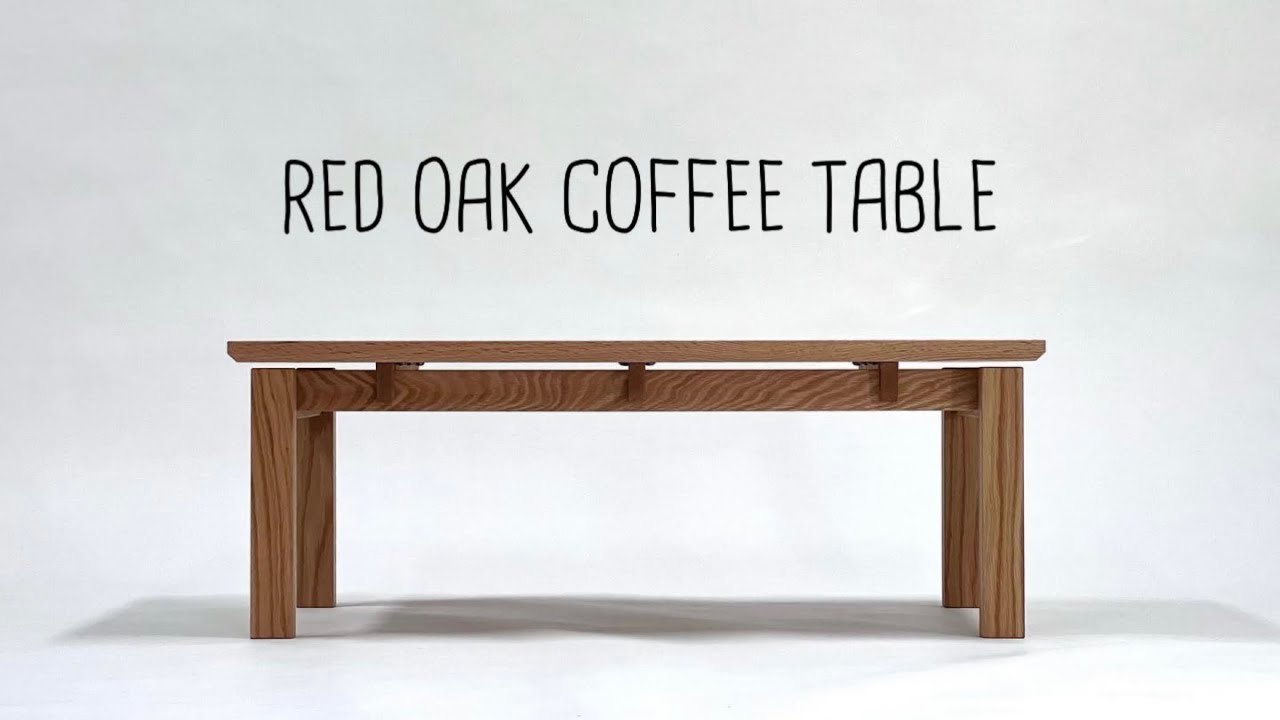 가구공방 욷은 - 레드오크 좌탁 | Making Red Oak Coffee Table