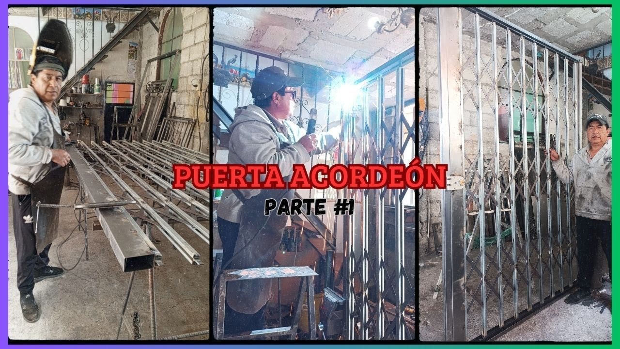 Elaboración de PUERTA ACORDEÓN | Parte #1