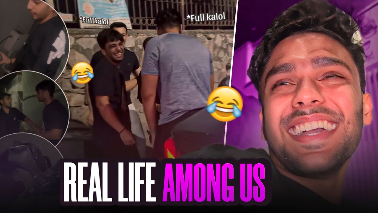 AMONG US in real life 😂 Full kalol 💀😂