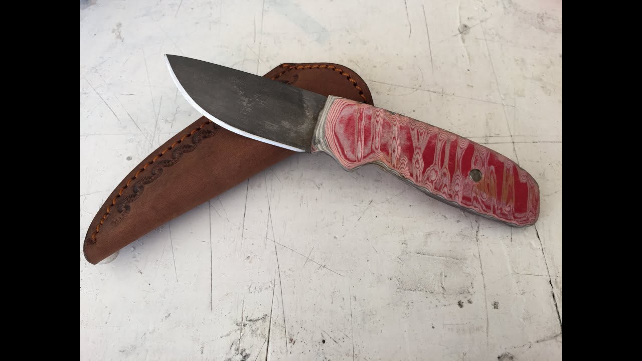 Como personalizar un cuchillo con Per Cloruro Férrico ( Patina )