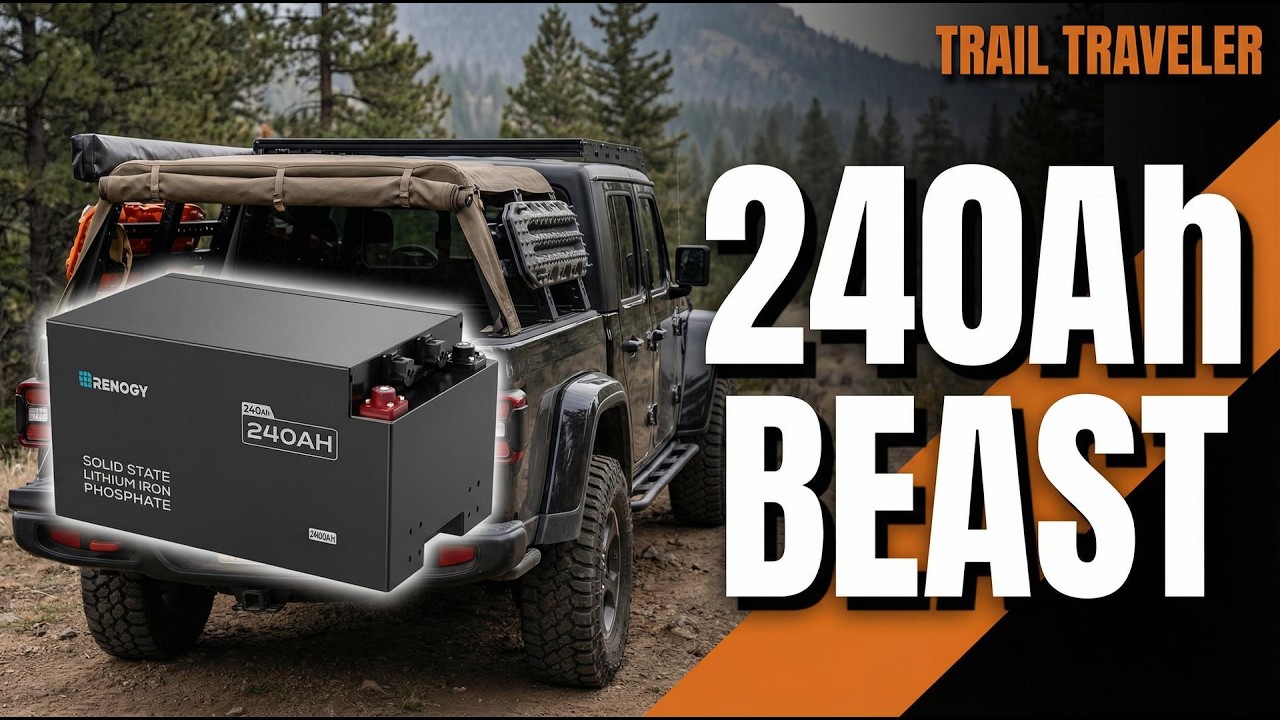 This 240Ah Renogy Battery Is An Absolute Beast | Solid State Power Upgrade