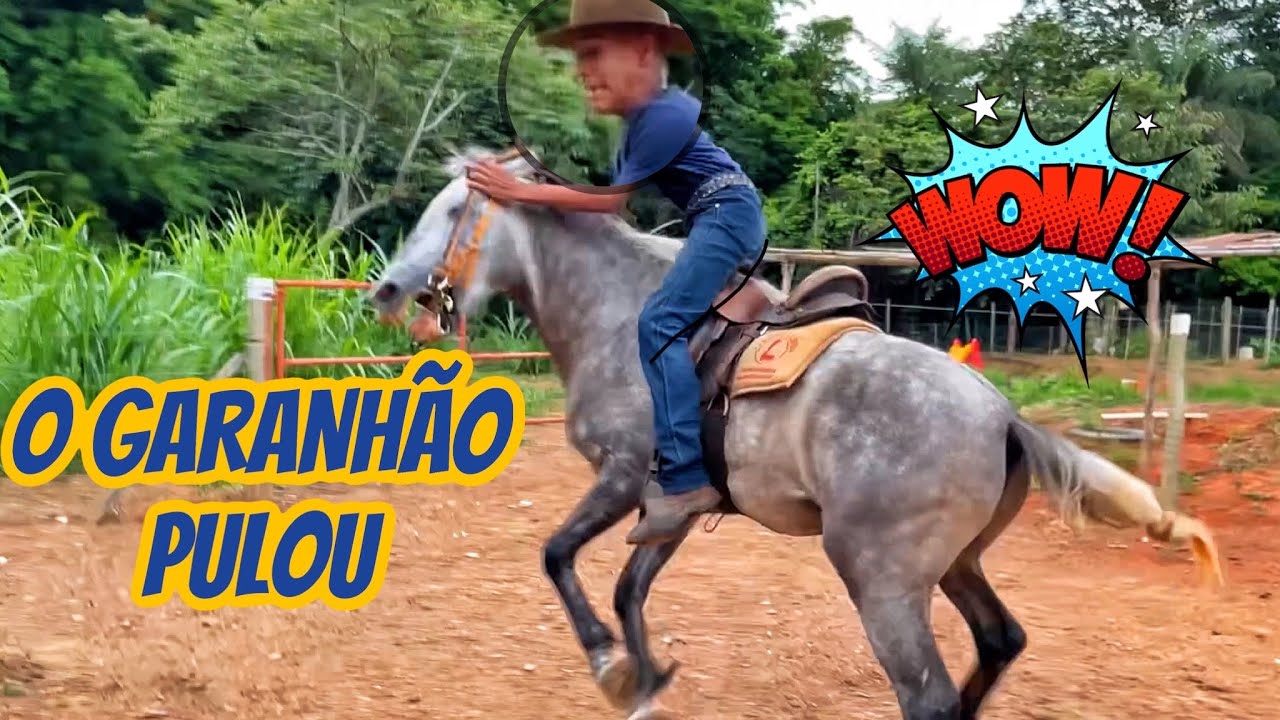 CAVALGADA COM O DAVI & TEVE MUITO PULO