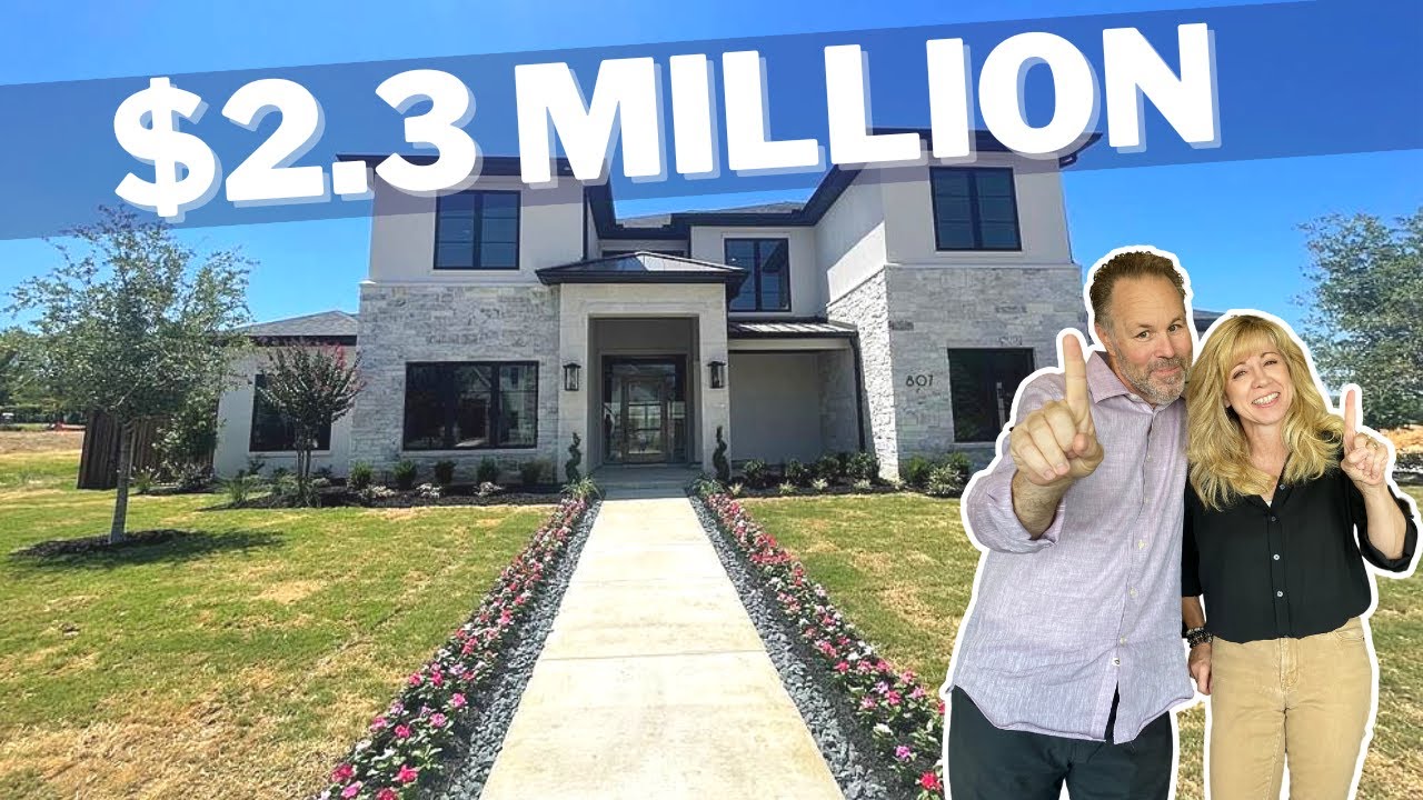 Luxury Model Home Tour In Colleyville Texas! 5 Bed 7 Bath 5500 Square Feet On An HALF ACRE LOT