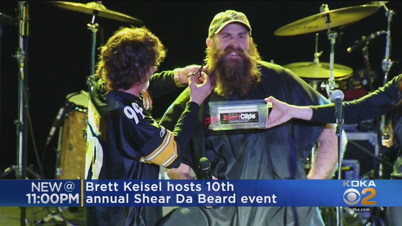 Brett Keisel Holds Final 'Shear Da Beard'