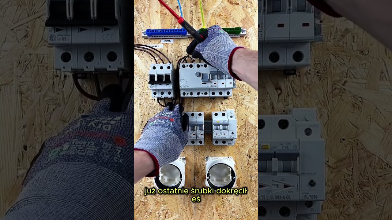 JAK ZROBIĆ WŁASNĄ ROZDZIELNICĘ W DOMU GARAŻU KROK PO KROKU! #elektryka, #rozdzielnica #poradnik