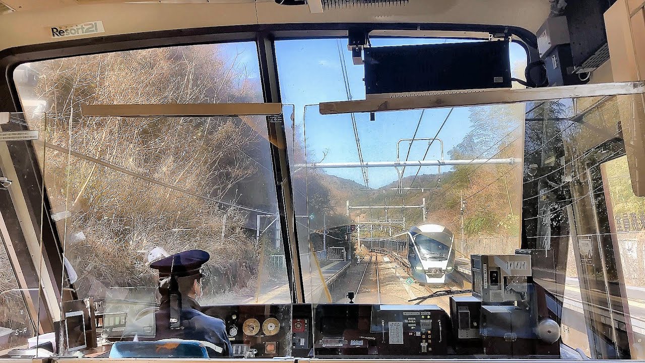 伊東線前面展望伊東→熱海伊豆急行「リゾート21」から ＜Cabview Japanrail Itō Line Itō → Atami＞