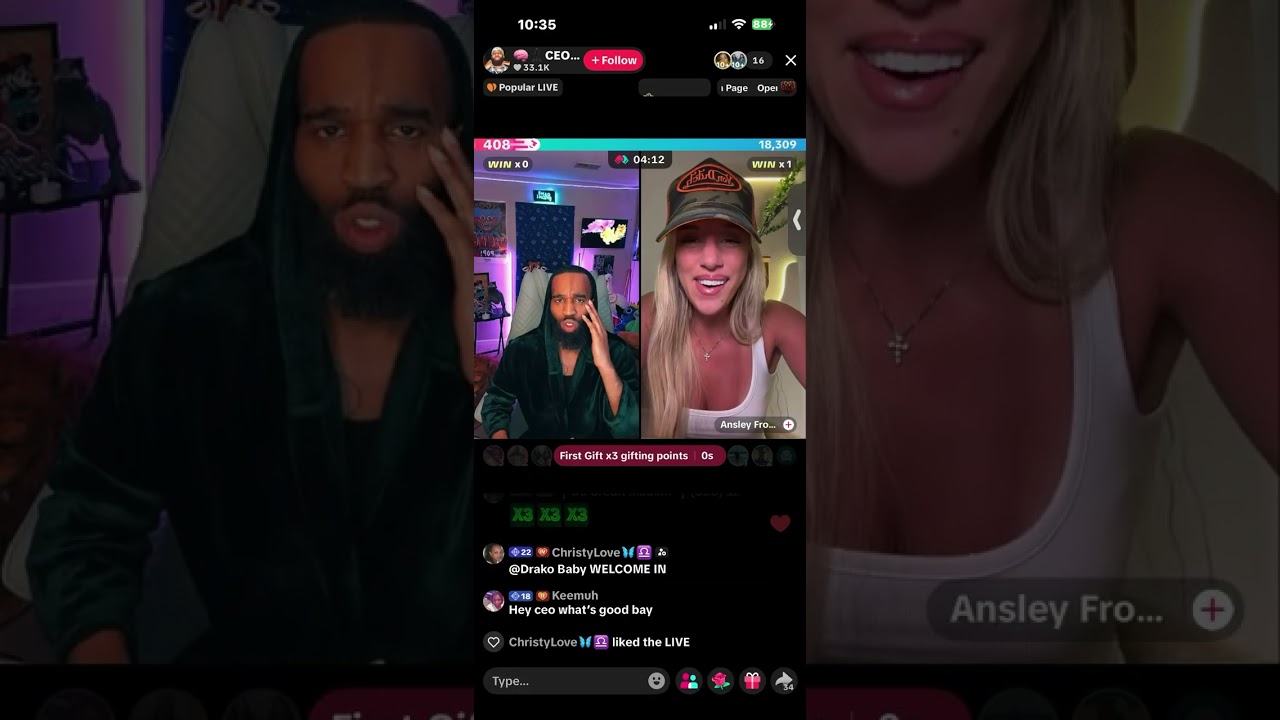 Ceosonson vs Ansley & Milkshake rips him a new a$$hole she threw in the towel & waved his flag 😩