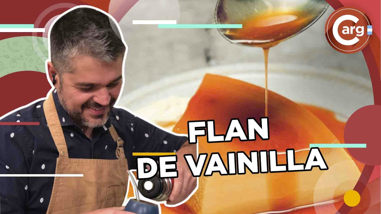 Cómo hacer FLAN DE VAINILLA Y LECHE CONDENSADA