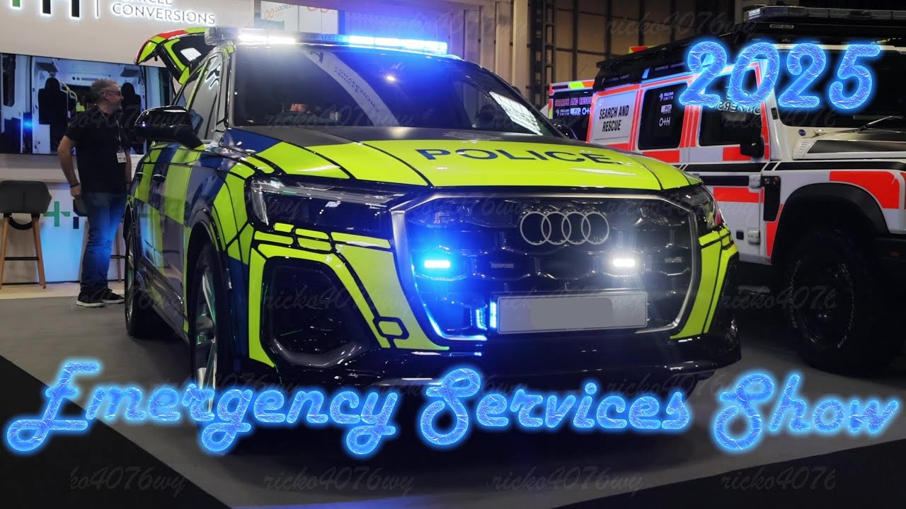 2025 Emergency Services Show - All Emergency Light Demonstrations - NEC Birmingham