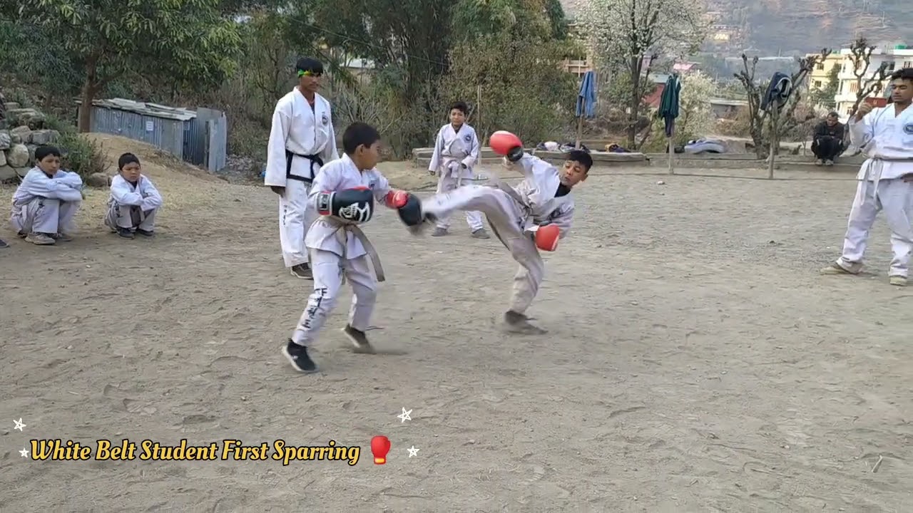 ।। रुकुमकोट ITF TEAKWOOD DOJANG को भाईहरुको पहिलो SPARRING 🥊🥋।। #memory #ITF#shorts Subham Nispat