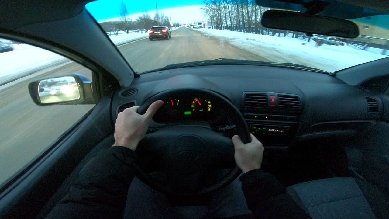 2008 KIA Picanto 1.0L (62HP) POV CITY DRIVING