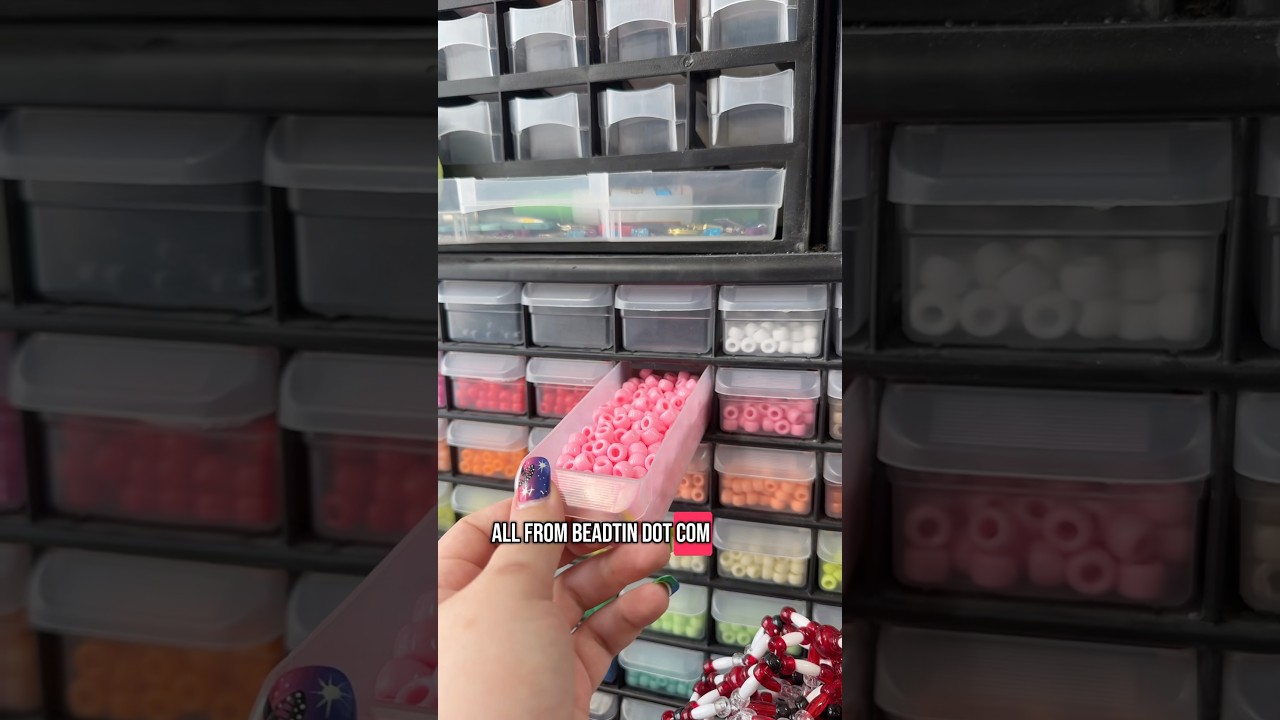 Where I Get My Bead Supplies! Almost everything (including the organizers) are in my bio 💛