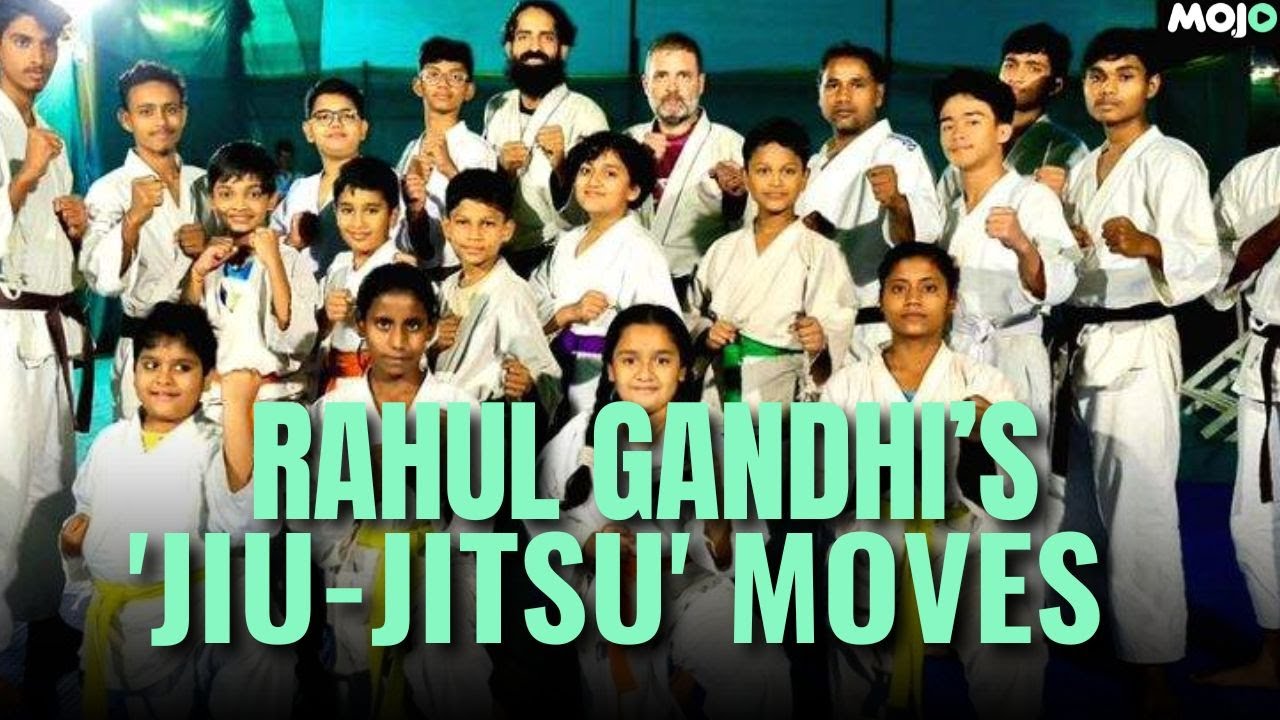 Watch Blue Belt Rahul Gandhi Teach Kids The Art Of Reciprocity Through Jui-Jitsu!