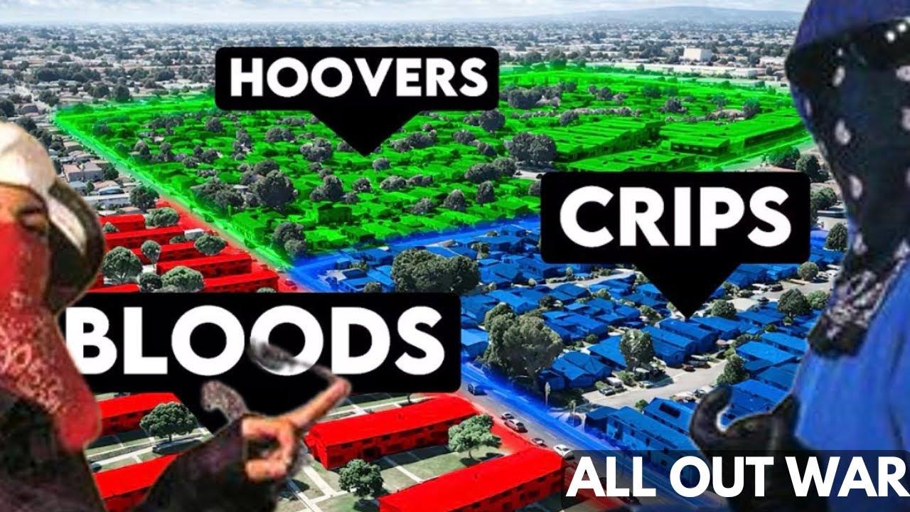 Los Angeles Gang war map!!! 