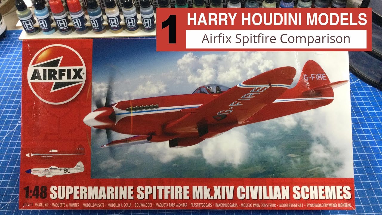 Airfix Spitfire Mk.XIV G-Fire : Have Airfix kits improved in 25 years?