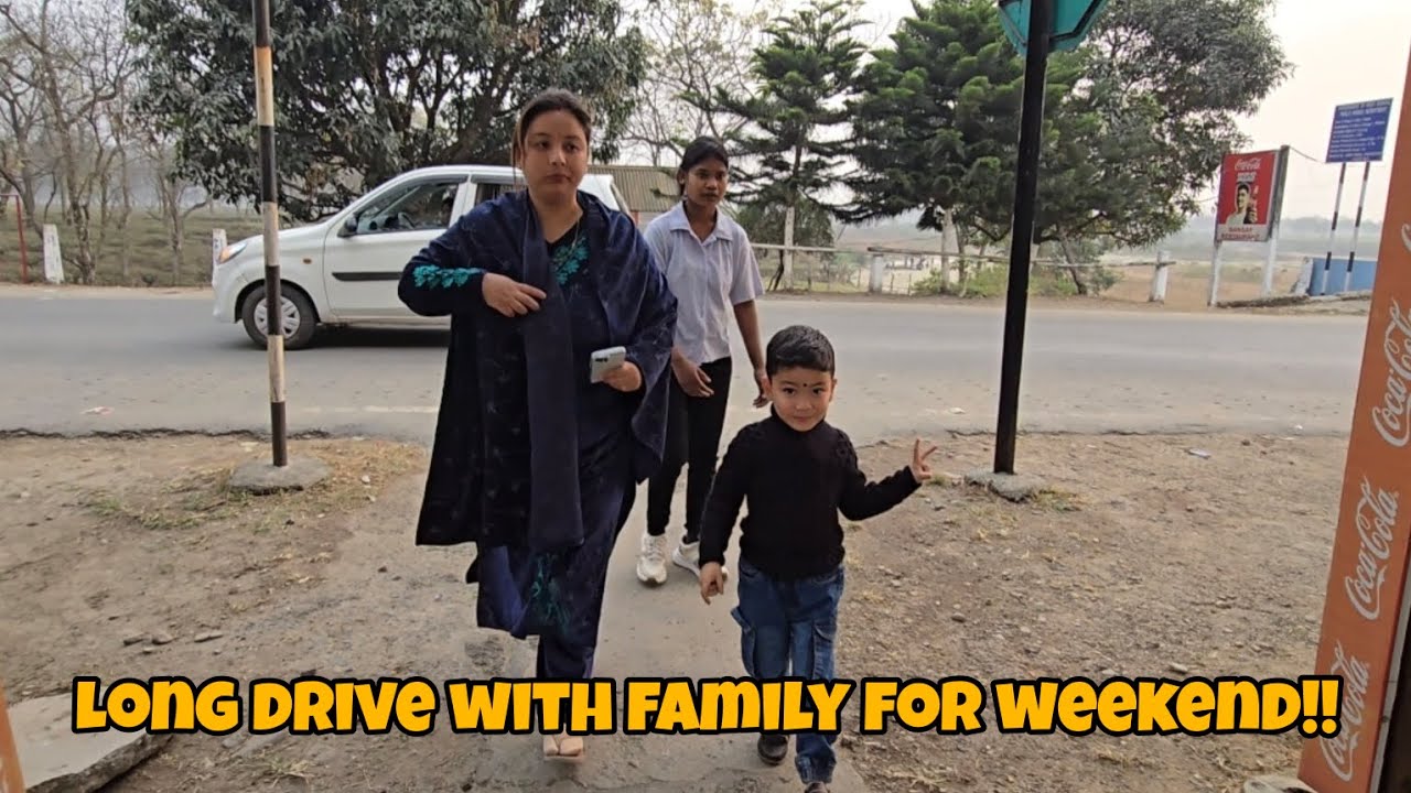 Family k sath long drive pe Panighata Tea garden thak gaye!! Enjoy weekend with family 