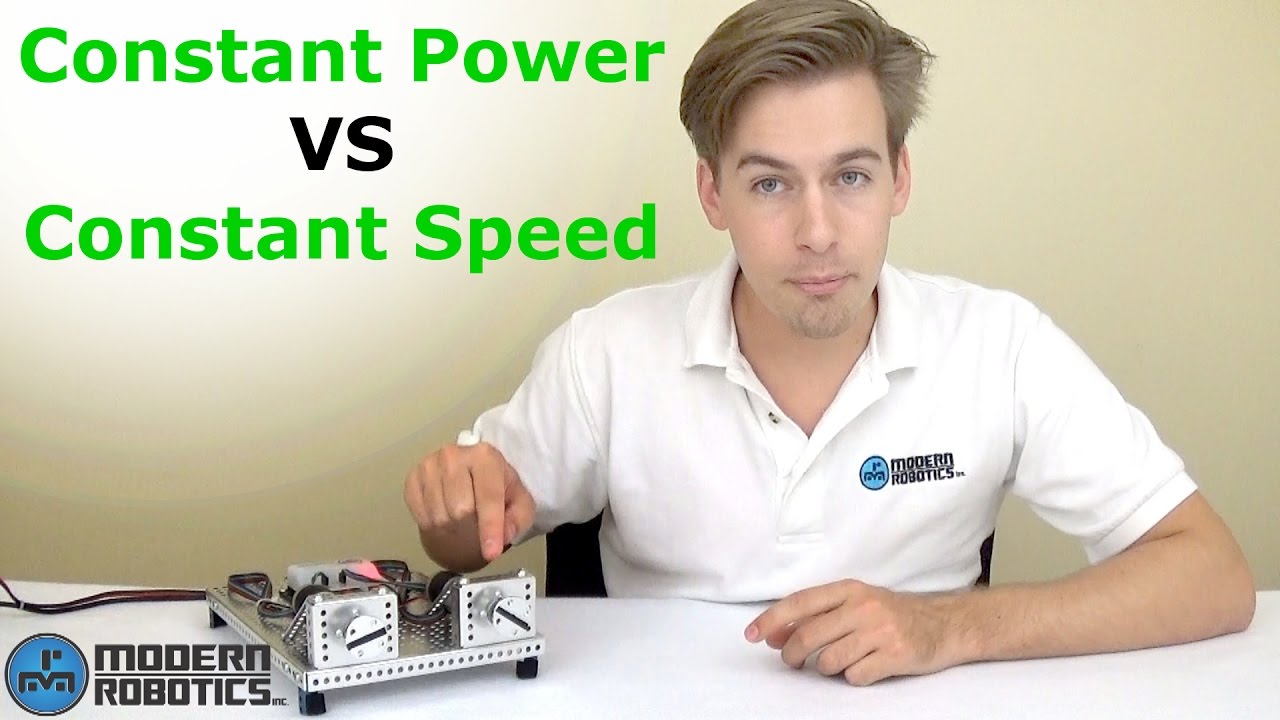 Constant Power Vs Constant Speed
