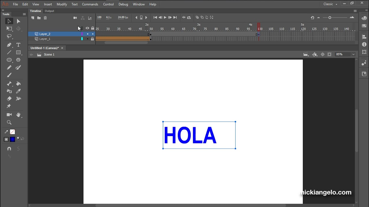 Curso Adobe Animate sesión 4 - Interpolación de forma