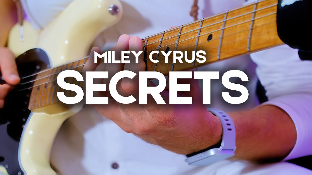 Miley Cyrus - Secrets | Electric Guitar Cover by Victor Granetsky