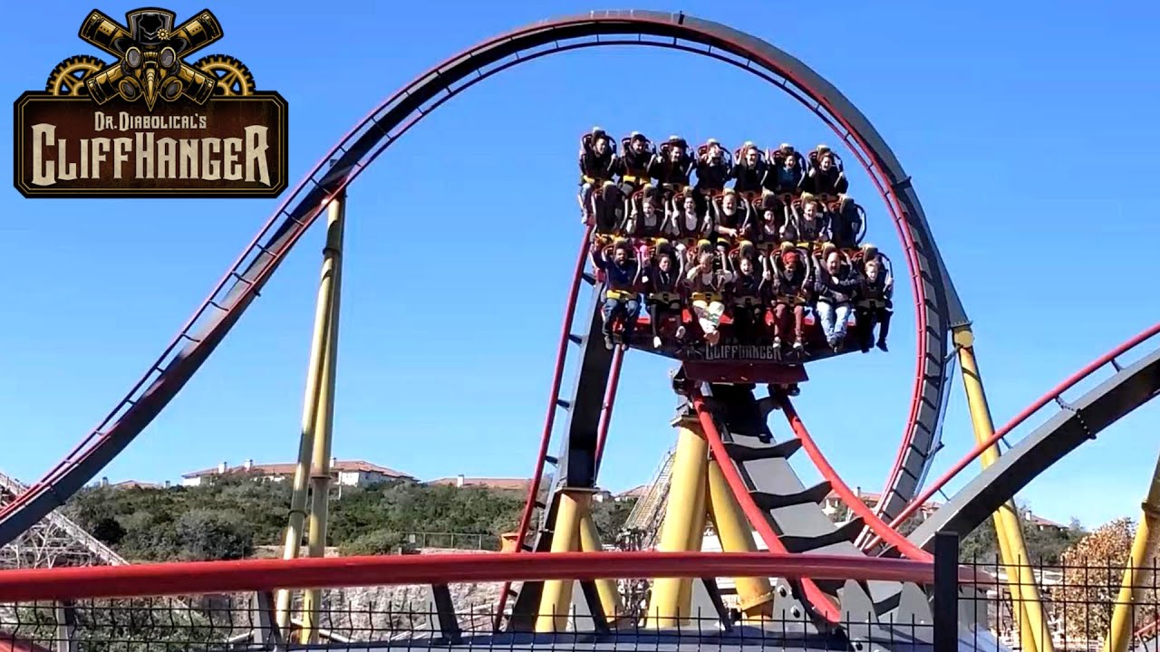 Ride Review: Dr Diabolical Cliffhanger at Six Flags Fiesta Texas with Ranger
