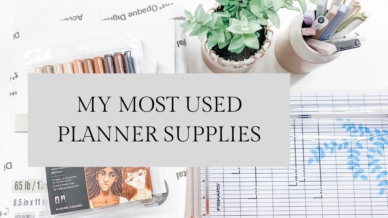 My most used Planner Supplies | Planner Stationery l My favorites