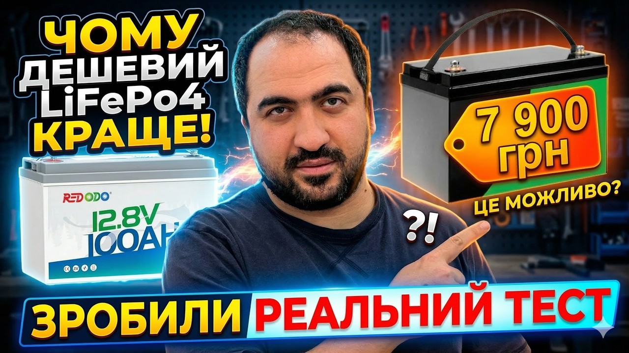 Дешевий LiFePO4 ЗНИЩИВ дорогий?! Реальний тест!