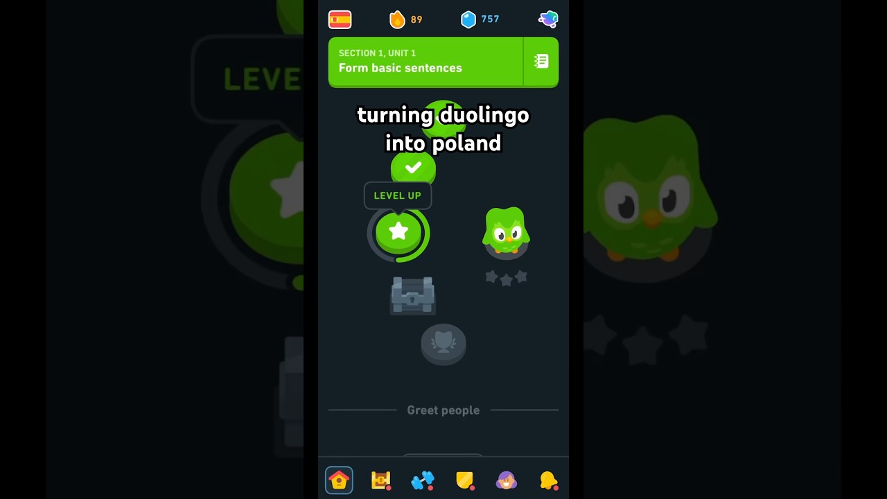 close enough do your polish lesson #poland #duolingo #languagelearning